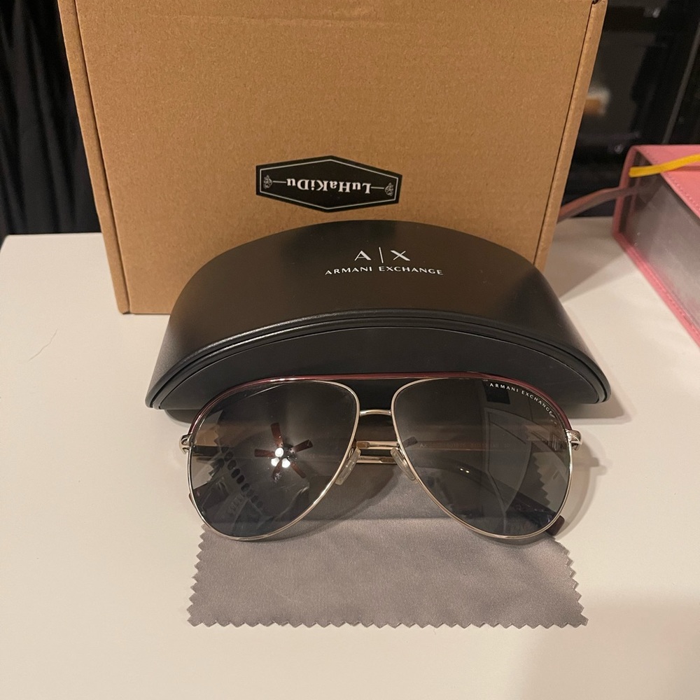 Armani Exchange Aviator Sunglasses
